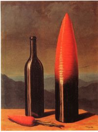 Magritte Flasche